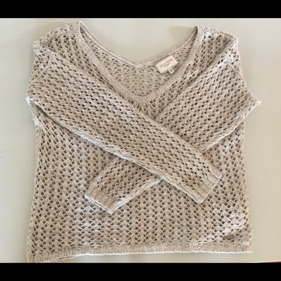 Gilly Hicks Sweaters - Knitted gray sweater Gilly Hicks Sweaters - Knitted gray sweater